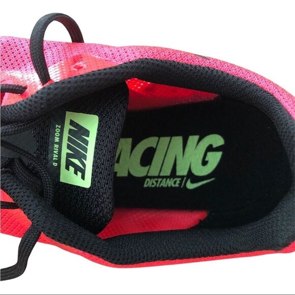 NIKE Zoom Rival Track Spikes Red Orbit Black Lime Blast Size 9 main image 5